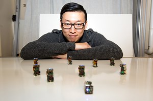 The wisdom of crowds: U of T PhD student builds "swarm intelligence" robots