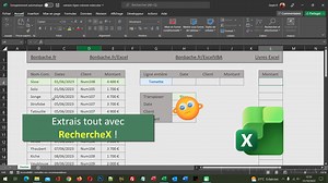 Extraction complète - RechercheX 📚 Le Livre Excel l'Intégrale : https://www.bonbache.fr/livres-excel-pdf.php#excel-int ✔ La source Excel : https://www.bonbache.fr/images_contenus/extraction-complete/extraire-ligne-colonne.xlsx | Formations Excel, Access et bien d'autres