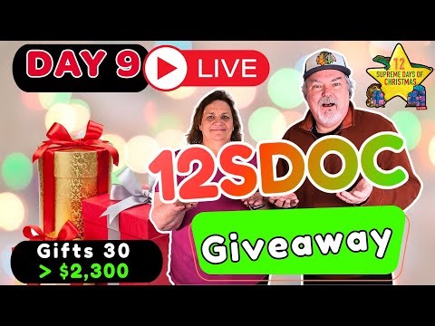 12SDOC v2 Day 9 Live Drawing $2,300 in Gifts! 🦎🎁🦎🎁🎁🎁