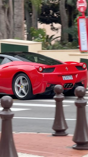Young Rich Man enjoying the Ferrari in Monaco ❤️ #monaco #supercars #luxury #lifestyle #rich