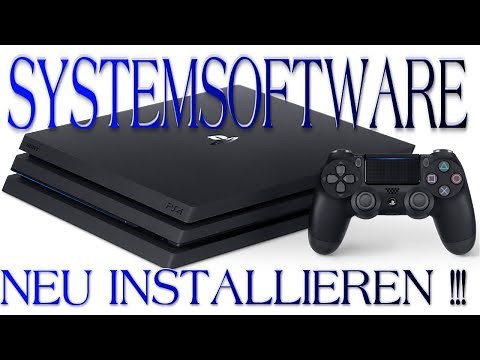 Playstation 4 Systemsoftware Neu installieren