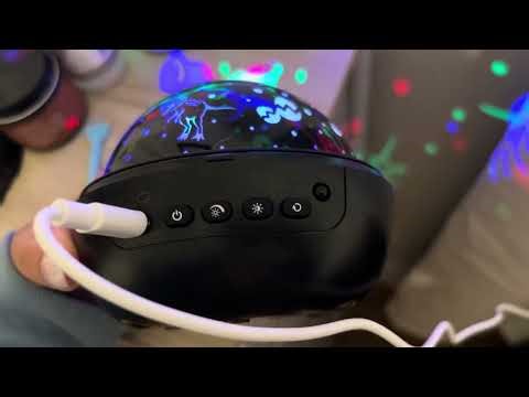 Glow in the Dark Star Projector Review | Coolnight Night Light for Kids #amazonfinds