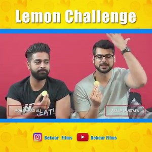 167K views · 1K reactions | #LemonChallenge #BekaarFilms Bekaar Films try the Lemon Challenge. Do give this challenge a try with your family and friends. | Bekaar Films | Facebook