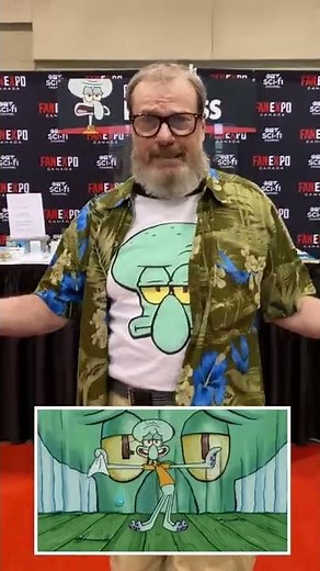 Squidward sings 4-Ply When I Cry LIVE! #shorts