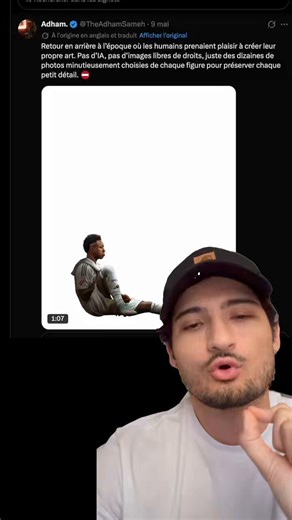 I don’t speak French, so I didn’t understand a shit of what he’s saying. But if he’s trying to defend AI with that stupid “that’s what traditional artists said when digital art came in” argument, I’ll say it again, the debate in the 1990s was about the medium. You still needed real knowledge of anatomy, color theory, lighting, and composition to create a well-executed piece. It was still a craft, and traditional painters continued to be appreciated as a rare art form.What do you need now to make