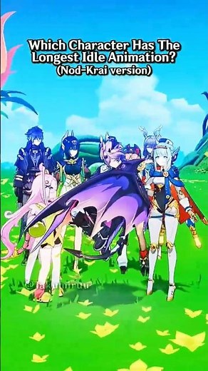 Nod-Krai Released Character with the Longest Idle Animation