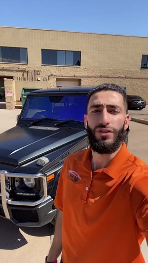 Chameleon Windshield Tint on Mercedes G Wagon