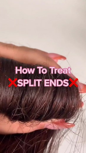 Split ends? Never heard of her 👉 3 steps to seal your split ends for good! #cocoandeve #fyp #hairtok #tips @estertaniaj