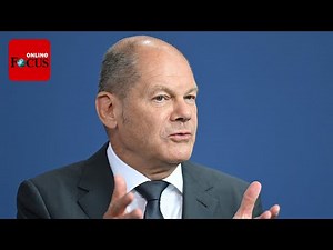 Als Scholz die „Prinzipien seines Handelns“ erklärt, spricht er plötzlich Englisch