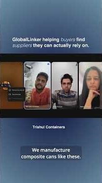 GlobalLinker helping the buyers meet the right suppliers. #globallinker #internationaltrade #shorts