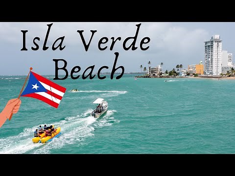 ISLA VERDE - THE BEST BEACH IN SAN JUAN Puerto Rico!