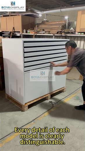 Metal Display Drawer Unit | Showroom Solution for Tile & Stone Samples#displayrack