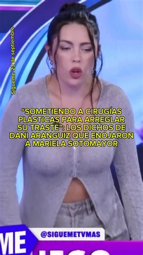 7.2K reactions · 48 shares | LA RAÍZ DEL CONFLICTO ¿Por qué Mariela enfrentó a Daniela Aranguiz en Only Fama el pasado viernes? Todo se dio por un viejo capítulo de Sígueme, correspondiente a septiembre, en el que la “cara de cuica” no le pareció nada bien que criticara a Faloon Larraguibel y su decisión de ventilar su cuerpo en redes sociales, cosa que dijo en un podcast con Dani21. | Noticias Espectáculo | Facebook