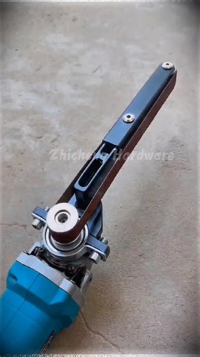 Transforming Angle Grinder into Belt Sander