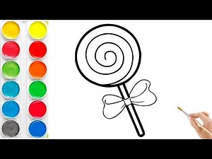 How to Draw a Lollipop for Kids | Easy Step-by-Step Tutorial