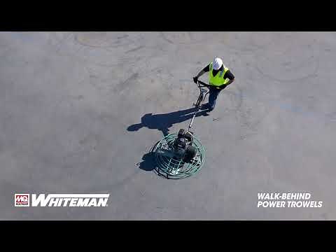 The World's Premiere Lineup of Concrete Finishing Equipment: MQ Whiteman Walk-Behind Power Trowels