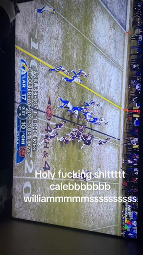 Yo bro, holy shit is right—that throw by Caleb Williams to Cole Kmet was insane! With the clock ticking down to like 18 seconds left in regulation, he uncorked a 14-yard (or 18-yard heave on fourth down) laser for the touchdown to tie it up at 17-17 right before the end of the fourth. Soldier Field was shaking—fans losing their minds, press box rocking, straight cardiac Bears football in the snow! From the clips and buzz exploding on X: • It was a fourth-down beauty where Williams found Kmet str
