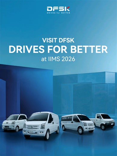 Every journey begins with a purpose. Every day, progress moves quietly forward. At DFSK, progress isn’t about being the loudest in the room. It’s about building solutions that work, consistently, reliably, and for real everyday needs. This rebranding marks a renewed commitment to practical mobility and long-term value. For those who keep things moving, every single day. This is our new chapter. Driven by purpose. Drives for Better. 📍 Discover the new DFSK at IIMS 2026