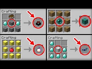 ✔ Minecraft: 20 Crafting Recipes That Changed