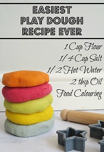 Everything Mummy | Easiest no-cook play dough recipe EVER
