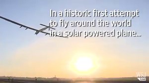 This solar-powered plane is halfway round the world. Next up is the toughest part of the journey – from China to Hawaii. Watch: http://on.wsj.com/SolarPlane | The Wall Street Journal