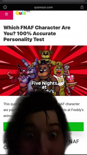 #greenscreen #fnaf #fnafquiz #fyp ouch man