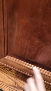 How to get shiny kitchen cabinets you always need to start with a good Degreaser and wash them then you can go in and shine #cleantok #CleaningTips #cleaning | Candace Cleans It All