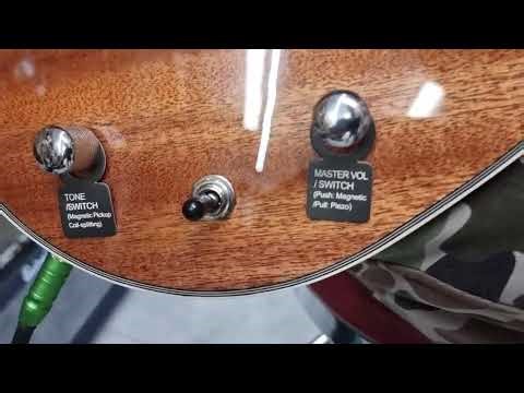 How to Operating the Piezo pickup on Haze Multispecialist Hybrid Guitar