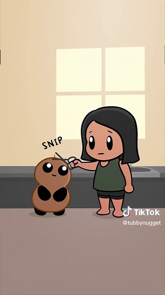 Our favorite inside joke is that tubby has hair and just maintains it well. Will this be canon? The world may never know 👩🏻‍💻🌫