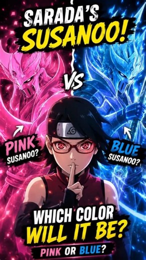 Did You Know? Sarada's Susanoo Wasn't Pink! 💙 #shorts