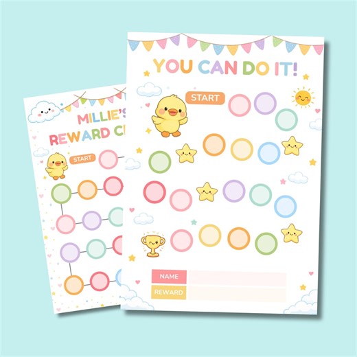 Reward Chart for Kids Printable Editable Canva Kids Behavior Chart Chore Chart for Kids Incentive Chart Toddler Routine Digital Download - Etsy