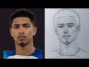 How to draw Jude Bellingham | Loomis method tutorial