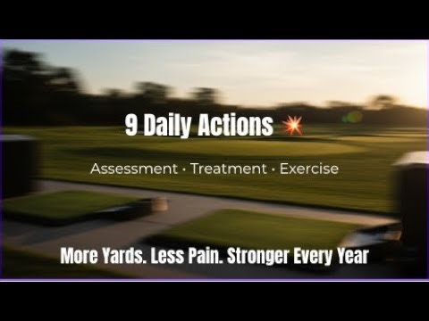 The Unbreakable Golfers Map: My 9 Daily Actions for Power & Consistency