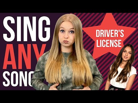 How To Sing Drivers License by Olivia Rodrigo