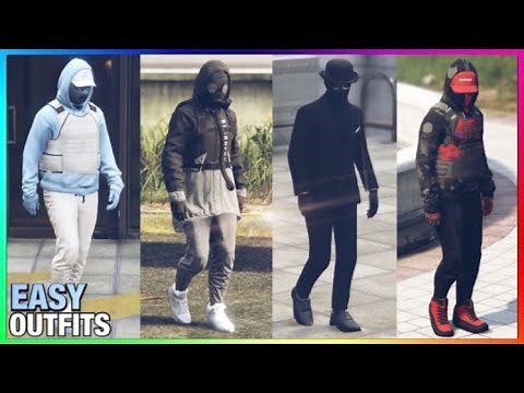 4 Easy Casual Male Semi Tryhard Outfits To Make (GTA Online)