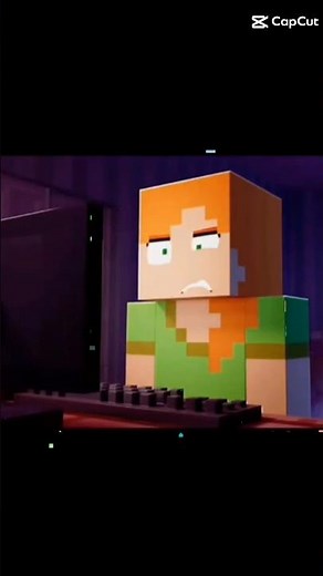 Alex crying because Steve and Creeper Best friend 😱. #minecraft #gaming #funny #shorts
