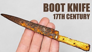 Restoring a Vintage Cossack Knife - From Rust to Remarkable