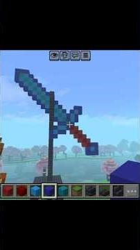 I Built a Custom Sword in Minecraft ⚔️#minecraft #gaming #music