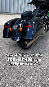 2022 Street Glide ST 117”, S&S HPT-496 cam, Jackpot RTX 2/1, Dynojet PV4 tune. 129Hp/130Tq📈 #fuelmoto #sscycle #milwaukee8 #streetglidest #streetglidest117 #camshaft | Fuel Moto