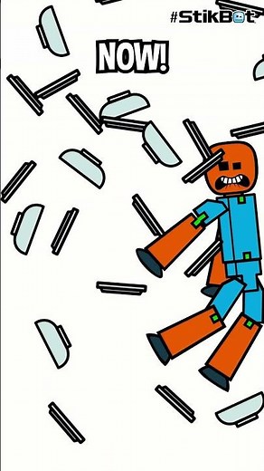 StikBot vs The Plates Challenge! 🍽️😂