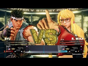 SFV Champion Edition 🔥 ShaqV3 (RYU) Vs TauntButton (R. MIKA) 🔥 Online Match's 05-15-2023