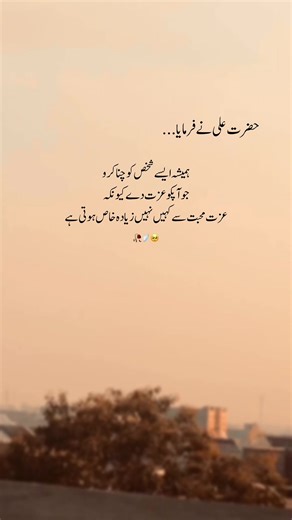 عزت محبت کا خاصیت