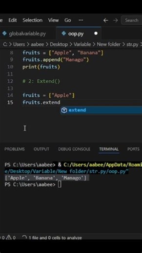 Python extend() Method – Add MULTIPLE Items to a List! 😱