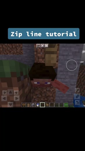 Minecraft zip line! #minecraft#tutorial#cool#hacks#tricks#blowup#glowup#goviral#viral#mcyt#fypシ#fyp#foryoupage#staysafe#besafe#minecrafthacks#fyppppp