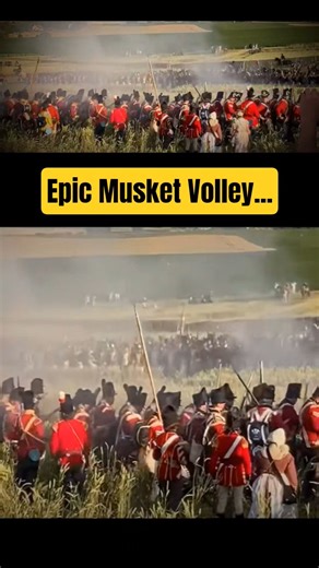 WATERLOO Reenactment 2025 French Musket Volley #waterloo