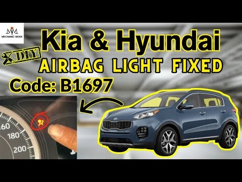2015-2026 Kia Sportage & Hyundai How to Fix Airbag Light (Code B1697) DIY 4KVIDEO