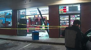 Car crashes into Decatur convenience store, then drives off