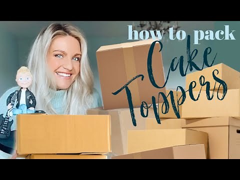 How to Package & Post Cake Toppers| Ship Fondant Figures | Fragile
