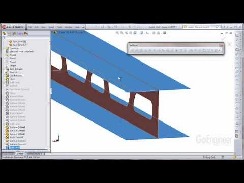 SOLIDWORKS Simulation - Shell Elements for Frames Tutorial