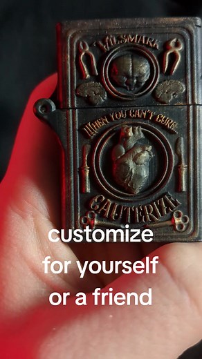 Our eyes have yet to open #3dprinting #bloodborne #darksouls #lighter #zippo #sculpture